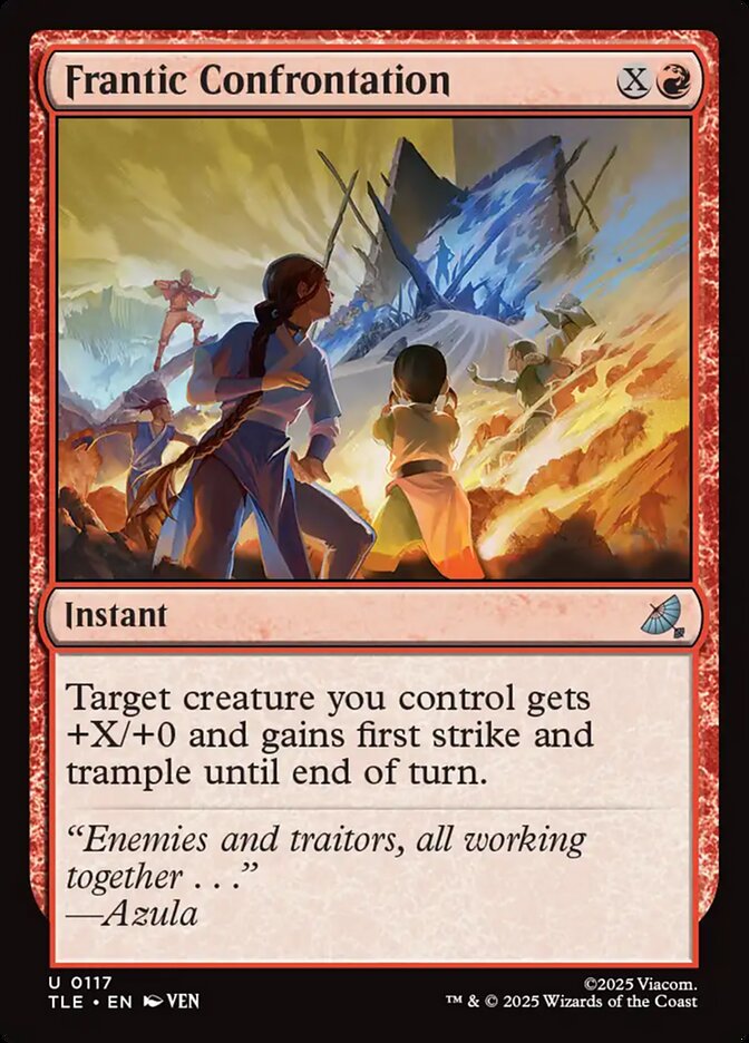 MTG Card Title: Frantic Confrontation TLE/117