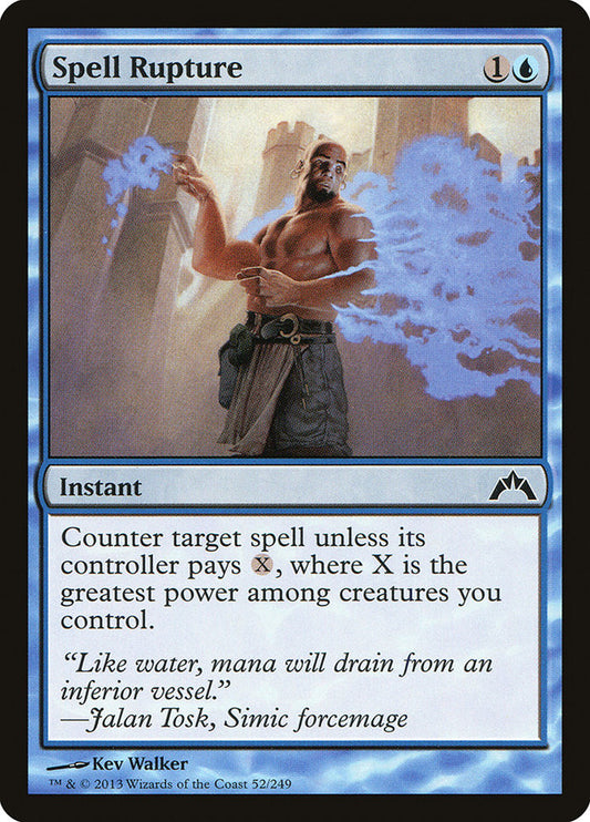 MTG Card Title: Spell Rupture GTC/52