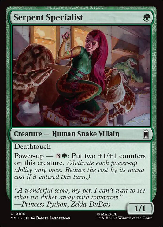 MTG Card Title: Serpent Specialist MSH/186