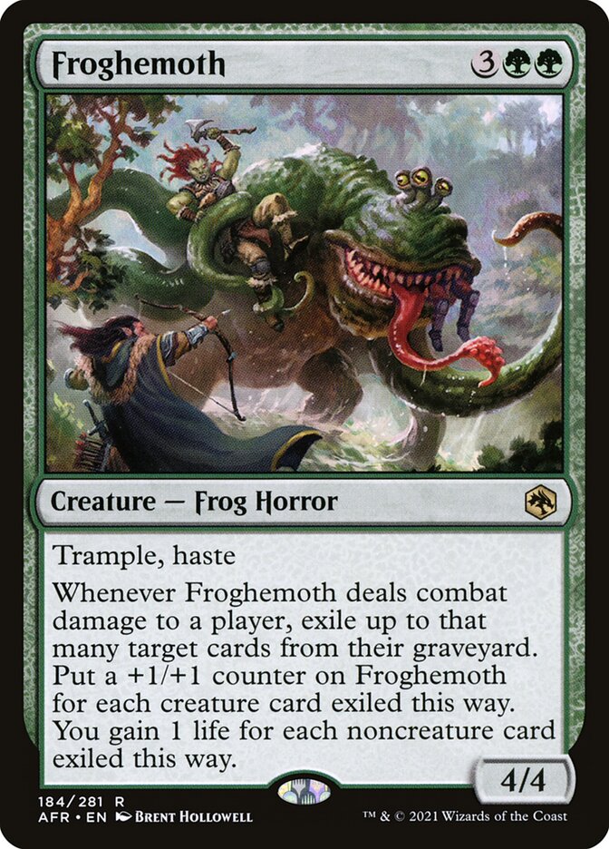 MTG Card Title: Froghemoth AFR/184