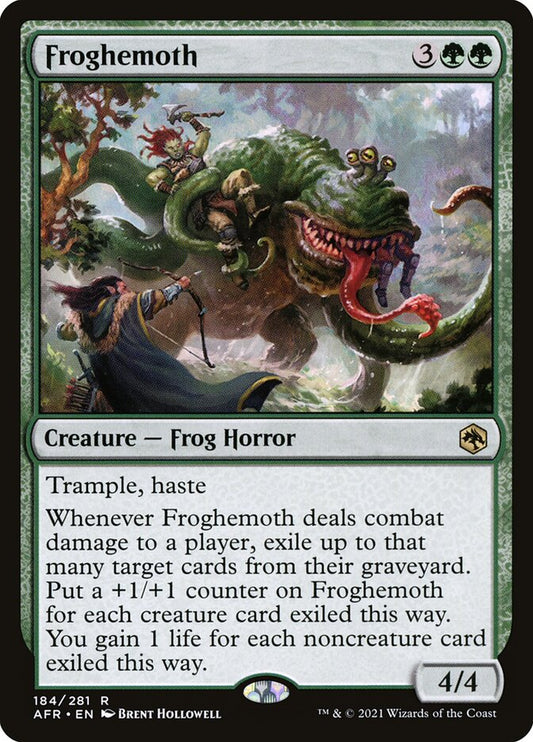 MTG Card Title: Froghemoth AFR/184
