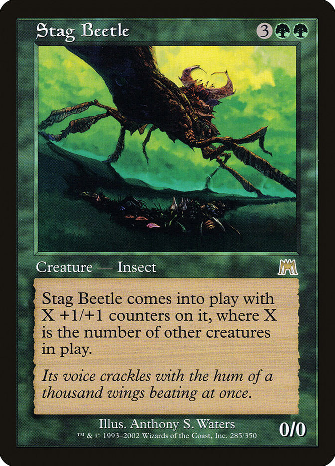 MTG Card Title: Stag Beetle ONS/285