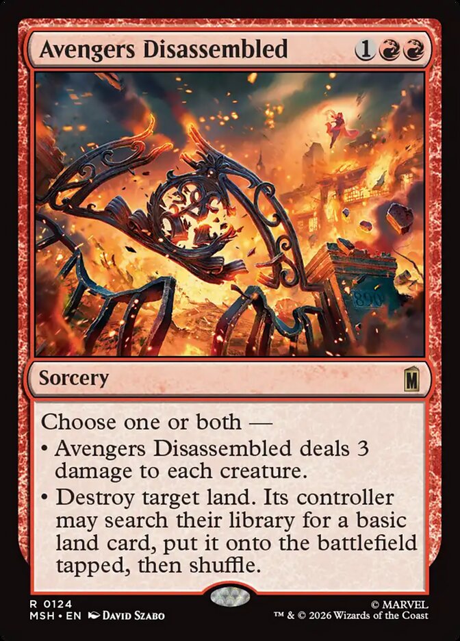 MTG Card Title: Avengers Disassembled MSH/124