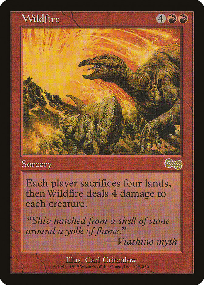 MTG Card Title: Wildfire USG/228