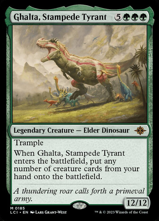 MTG Card Title: Ghalta, Stampede Tyrant LCI/185