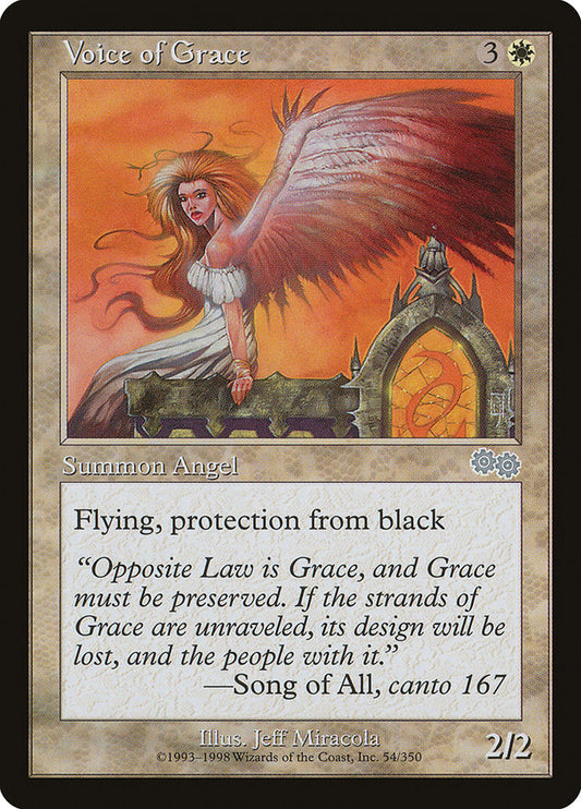 MTG Card Title: Voice of Grace USG/54