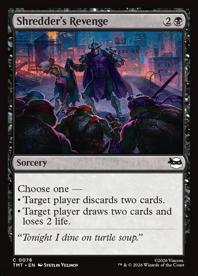 MTG Card Title: Shredder's Revenge TMT/76