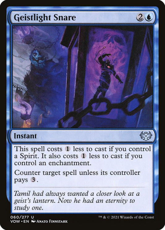 MTG Card Title: Geistlight Snare VOW/60
