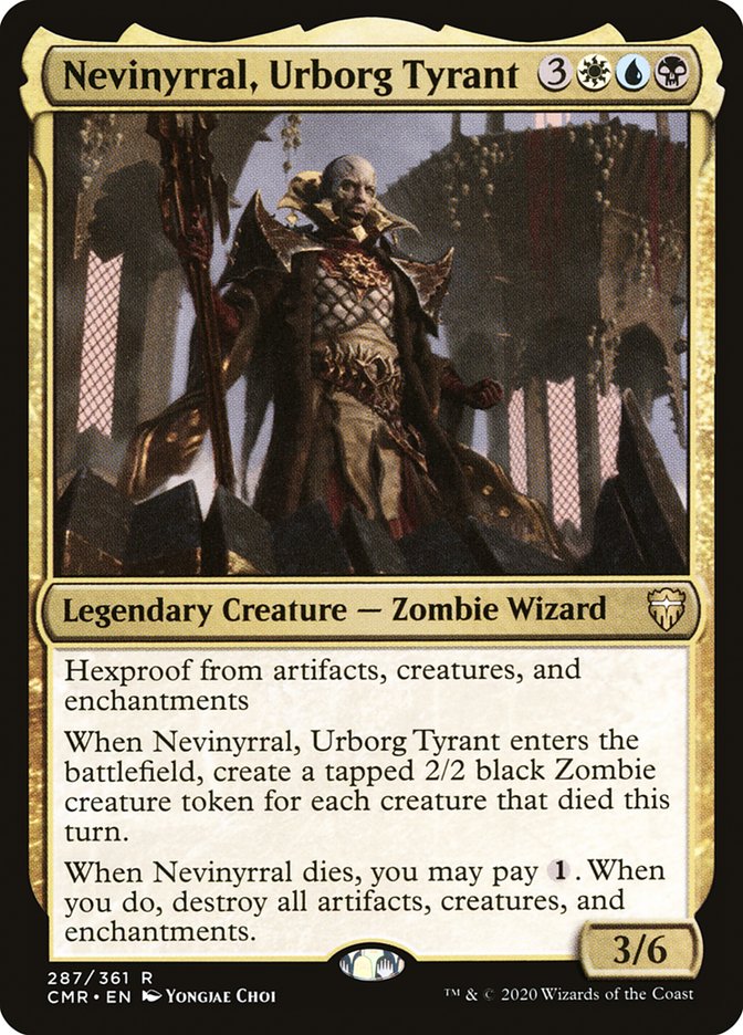 MTG Card Title: Nevinyrral, Urborg Tyrant CMR/287