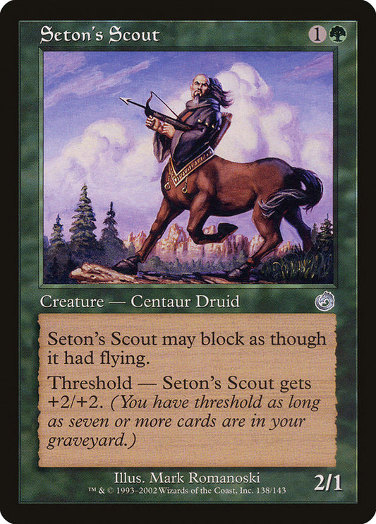 MTG Card Title: Seton's Scout TOR/138