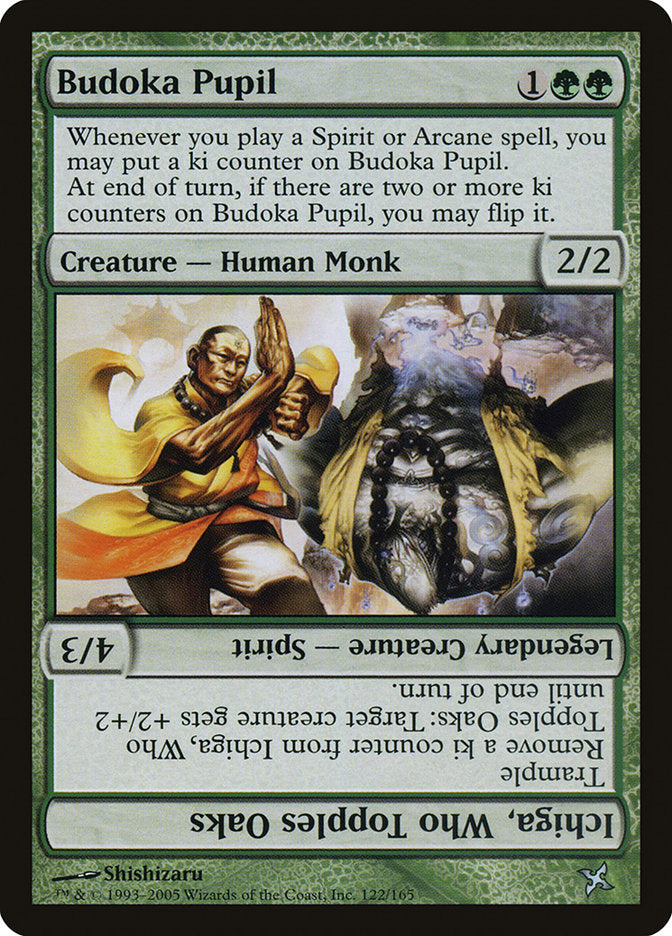 MTG Card Title: Budoka Pupil // Ichiga, Who Topples Oaks BOK/122