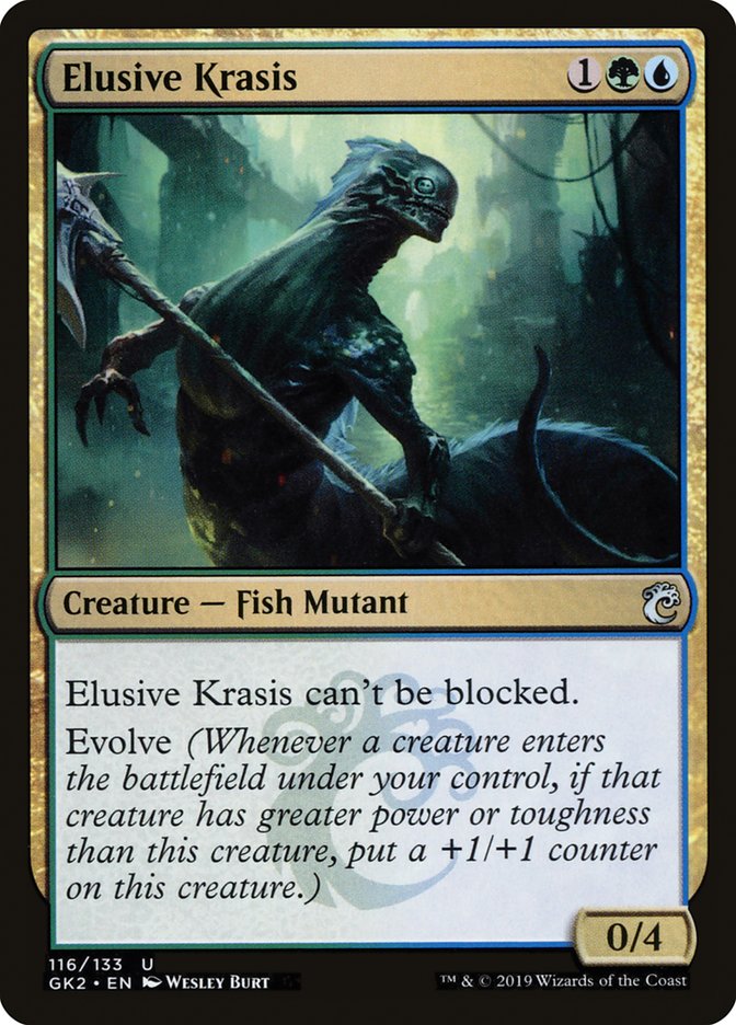 MTG Card Title: Elusive Krasis GK2/116