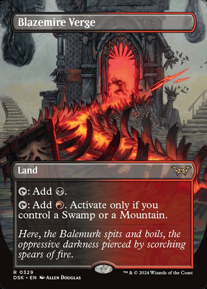 MTG Card Title: Blazemire Verge DSK/329