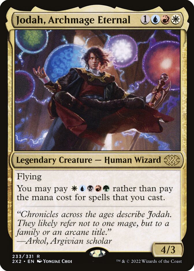 MTG Card Title: Jodah, Archmage Eternal 2X2/233