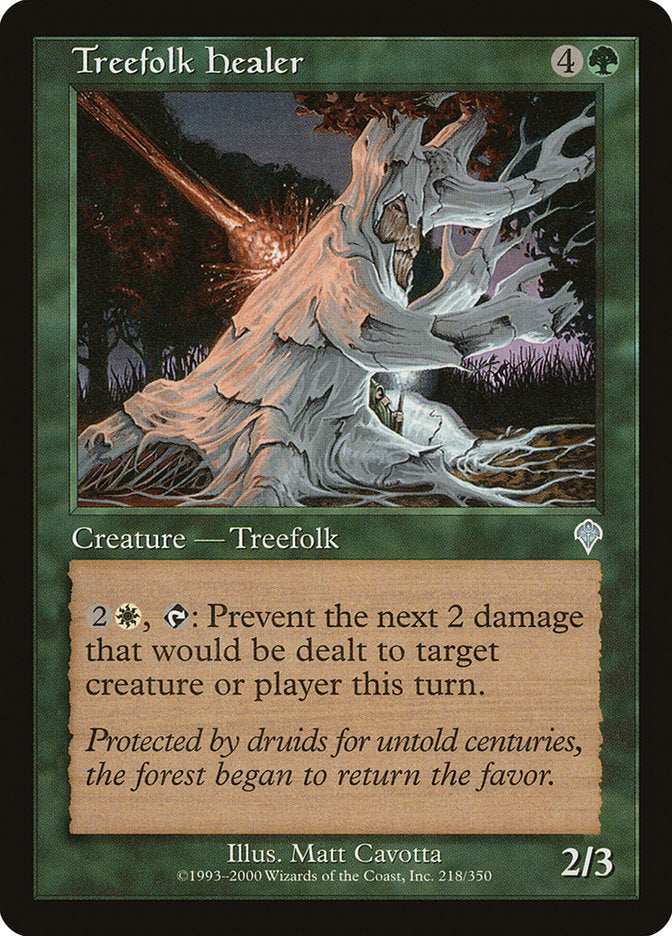 MTG Card Title: Treefolk Healer INV/218