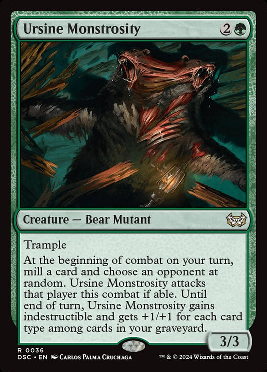 MTG Card Title: Ursine Monstrosity DSC/36