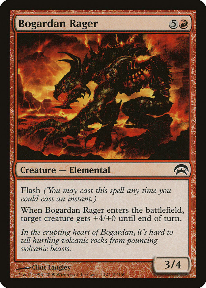 MTG Card Title: Bogardan Rager HOP/49