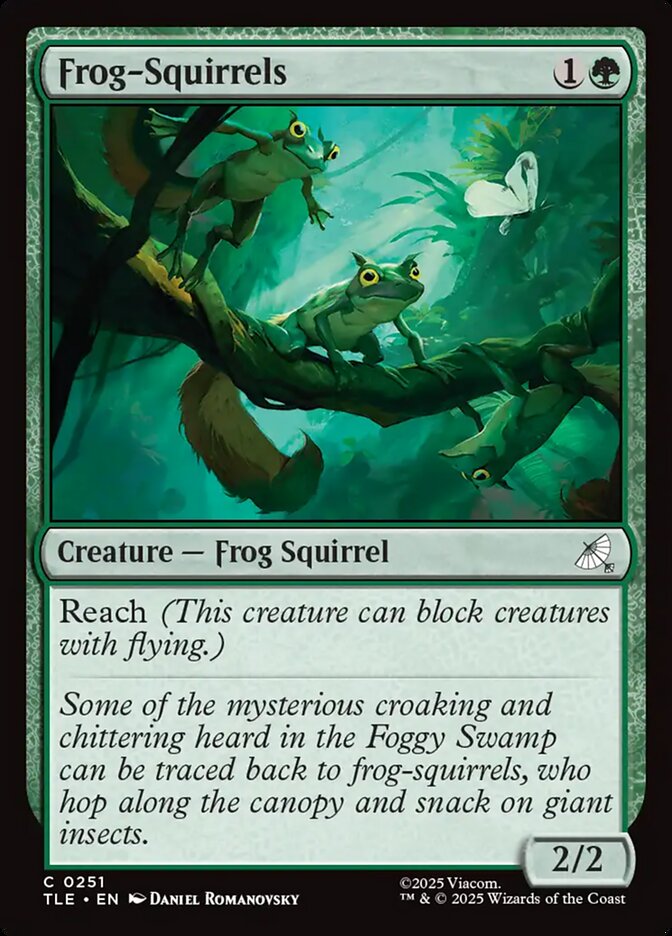 MTG Card Title: Frog-Squirrels TLE/251