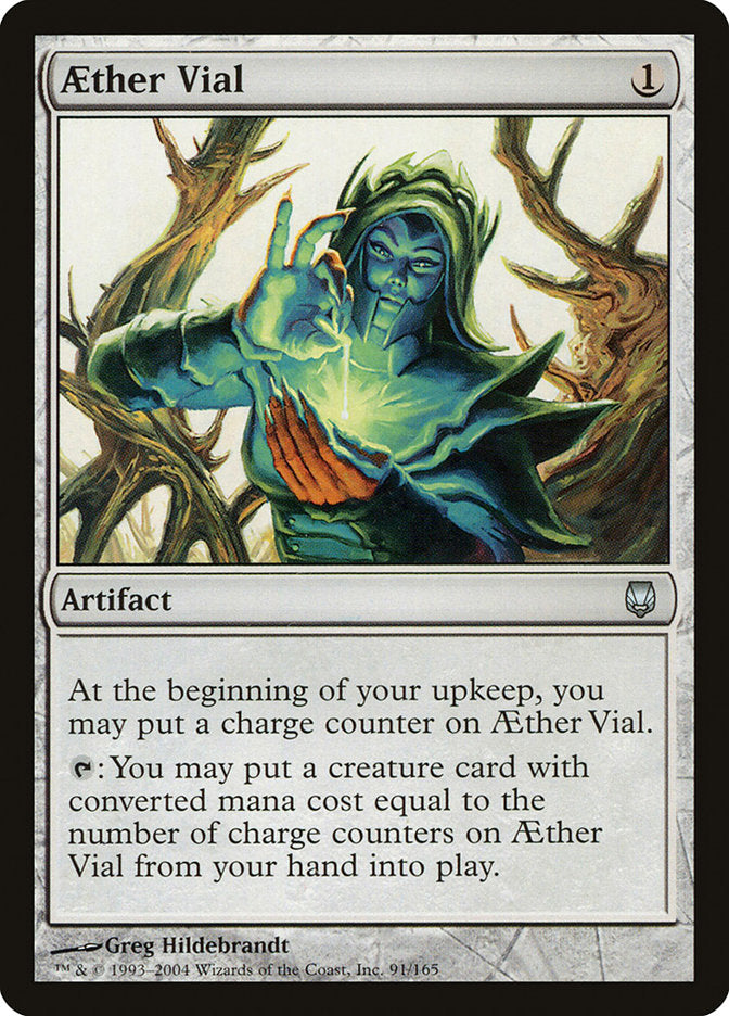 MTG Card Title: Aether Vial DST/91
