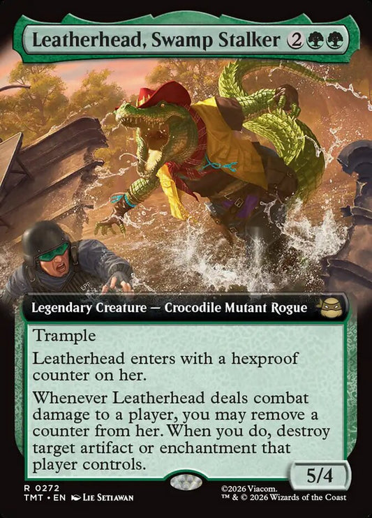 MTG Card Title: Leatherhead, Swamp Stalker TMT/272