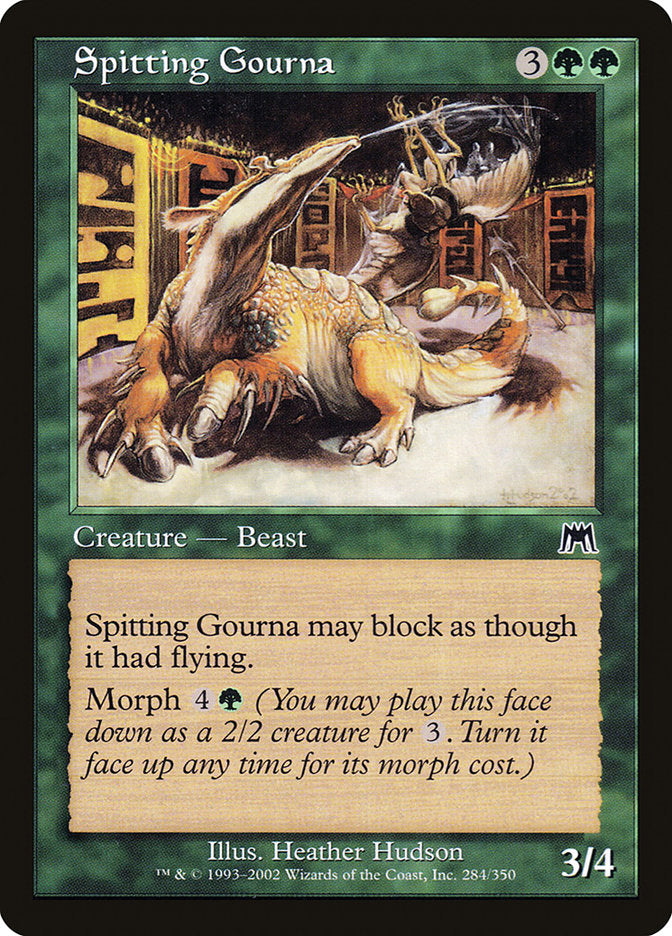 MTG Card Title: Spitting Gourna ONS/284