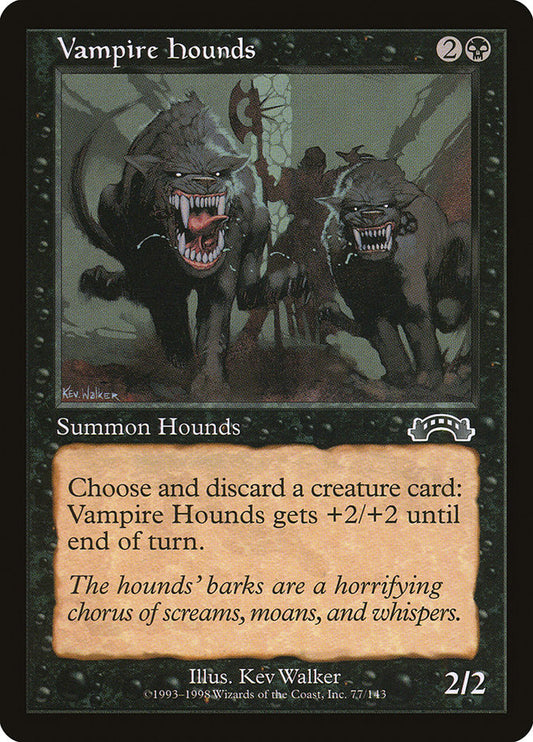 MTG Card Title: Vampire Hounds EXO/77