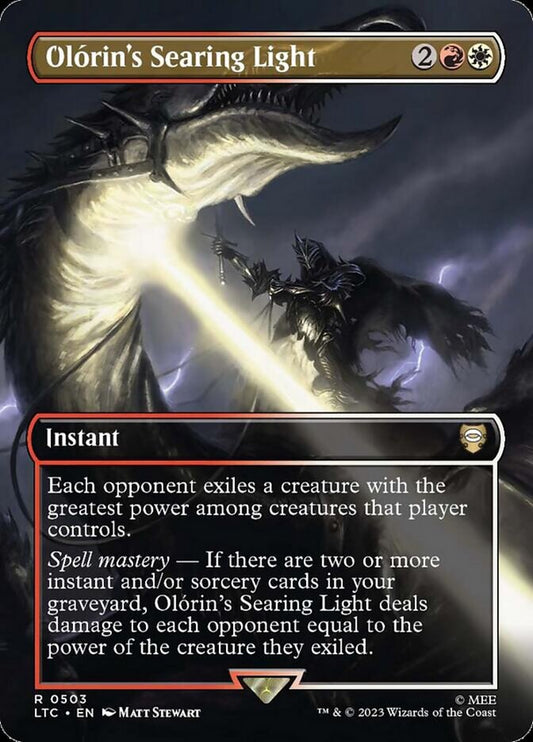 MTG Card Title: Olórin's Searing Light LTC/503