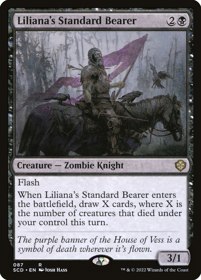 MTG Card Title: Liliana's Standard Bearer SCD/87