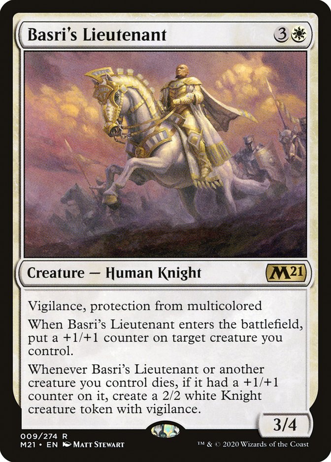 MTG Card Title: Basri's Lieutenant M21/9