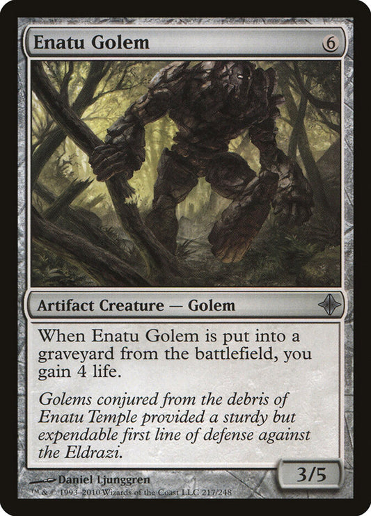 MTG Card Title: Enatu Golem ROE/217