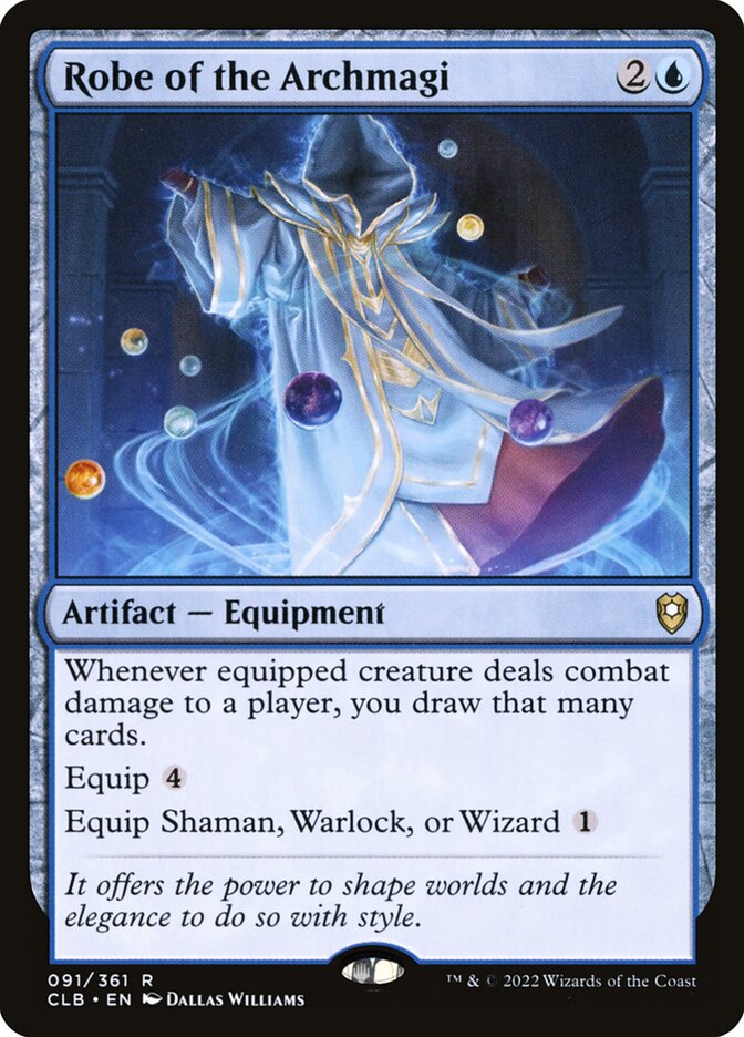 MTG Card Title: Robe of the Archmagi CLB/91
