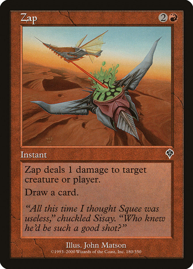 MTG Card Title: Zap INV/180
