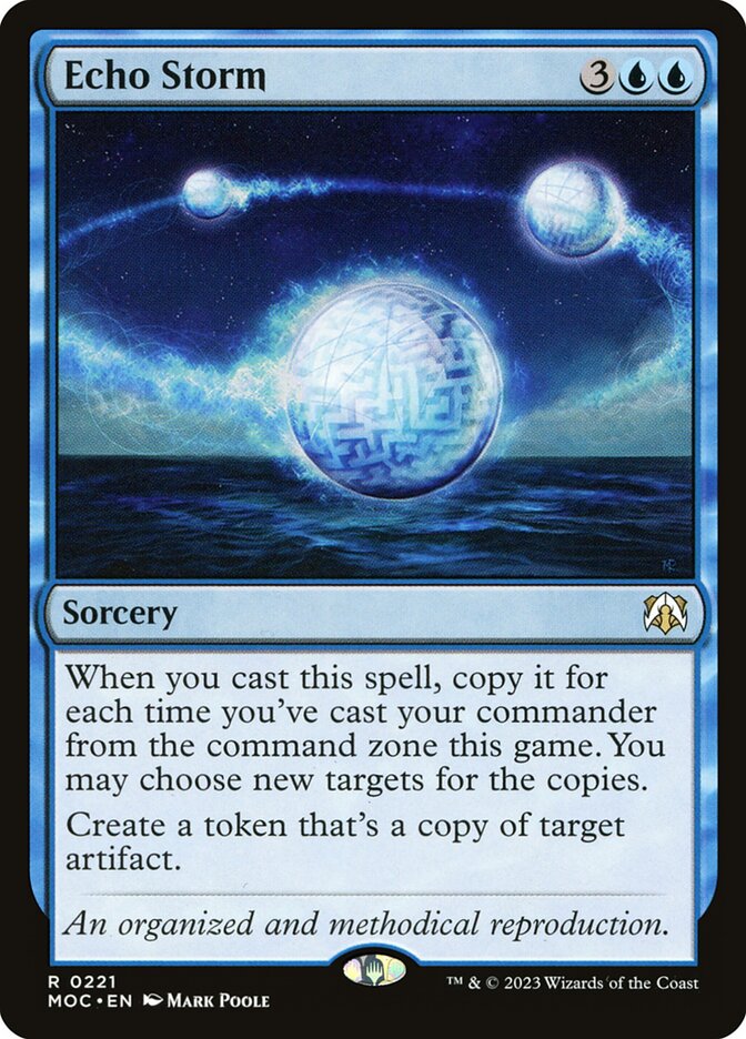 MTG Card Title: Echo Storm MOC/221
