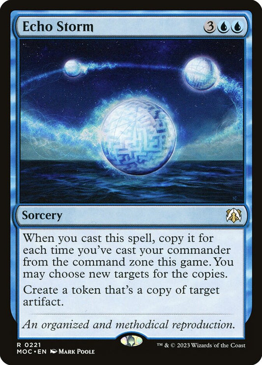 MTG Card Title: Echo Storm MOC/221