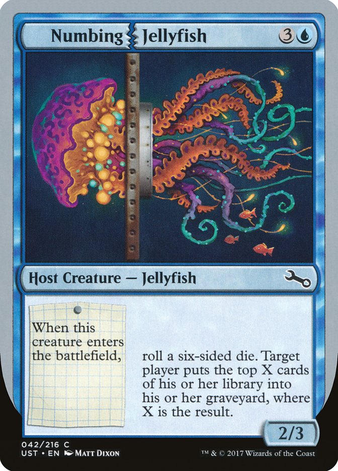 MTG Card Title: Numbing Jellyfish UST/42