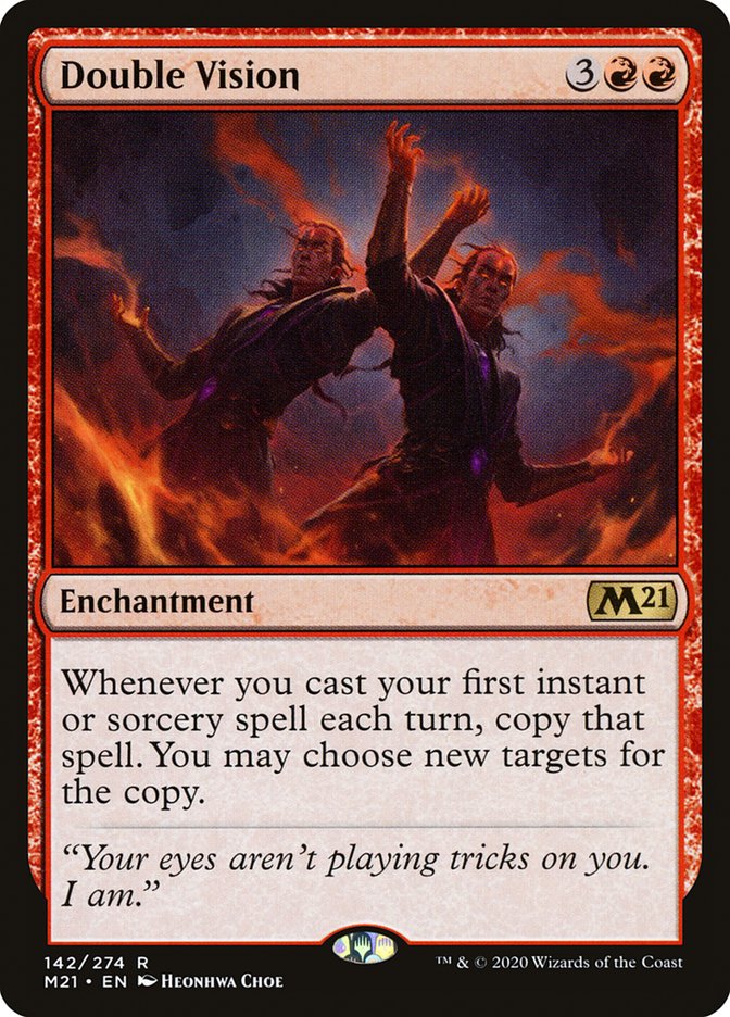 MTG Card Title: Double Vision M21/142