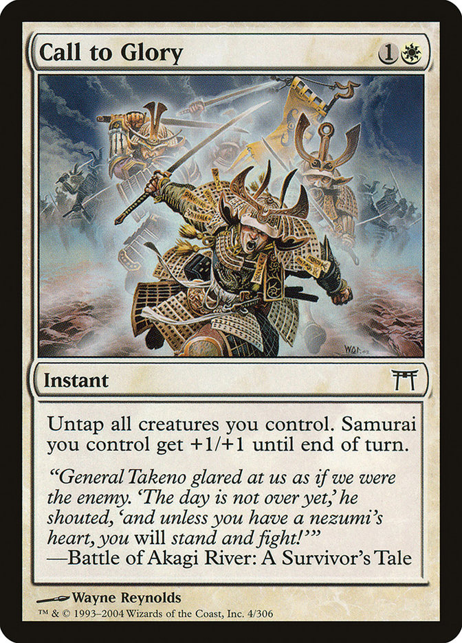 MTG Card Title: Call to Glory CHK/4