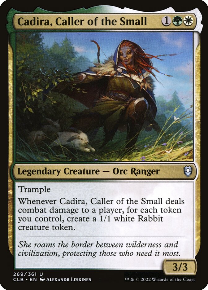 MTG Card Title: Cadira, Caller of the Small CLB/269