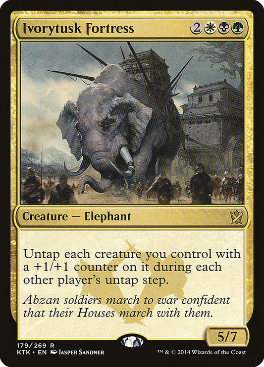 MTG Card Title: Ivorytusk Fortress KTK/179