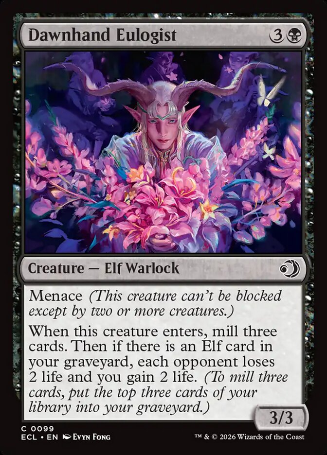 MTG Card Title: Dawnhand Eulogist ECL/99