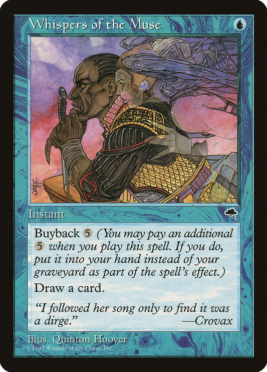 MTG Card Title: Whispers of the Muse TMP/103