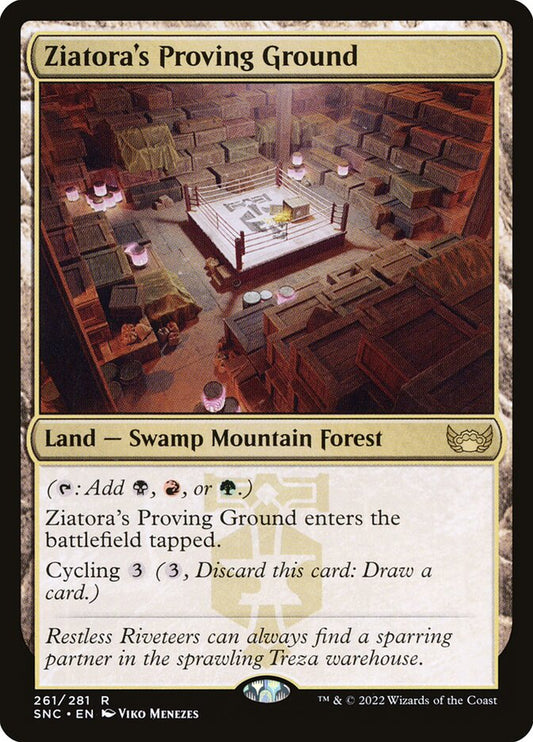 MTG Card Title: Ziatora's Proving Ground SNC/261