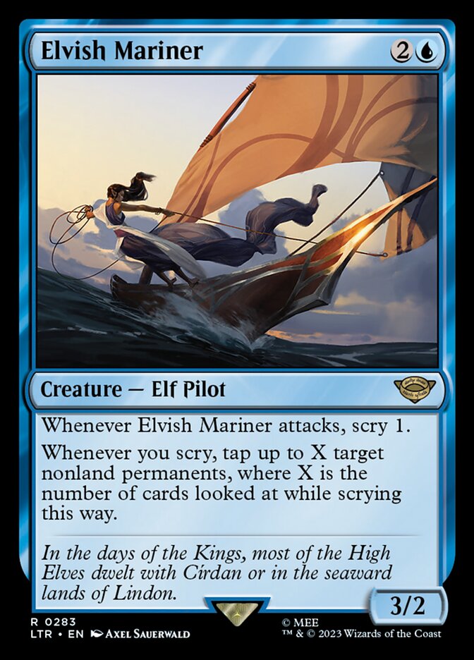 MTG Card Title: Elvish Mariner LTR/283