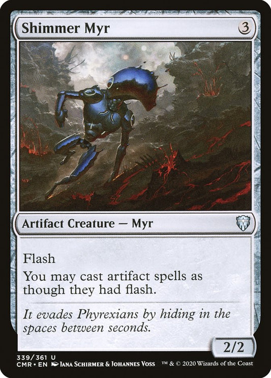 MTG Card Title: Shimmer Myr CMR/339