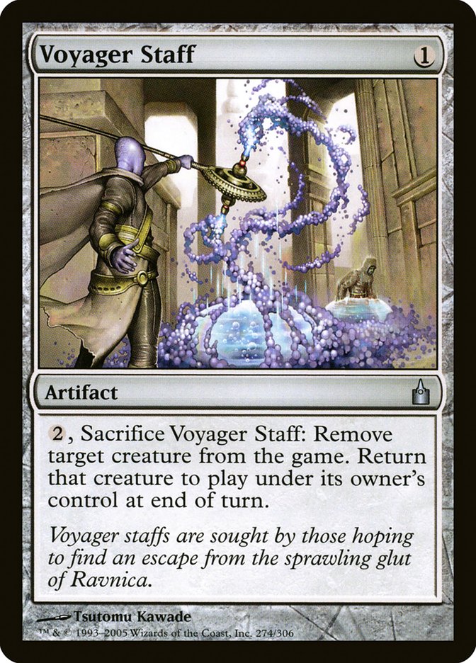 MTG Card Title: Voyager Staff RAV/274