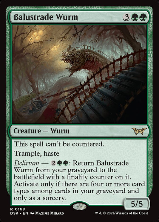 MTG Card Title: Balustrade Wurm DSK/168