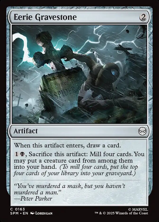 MTG Card Title: Eerie Gravestone SPM/163