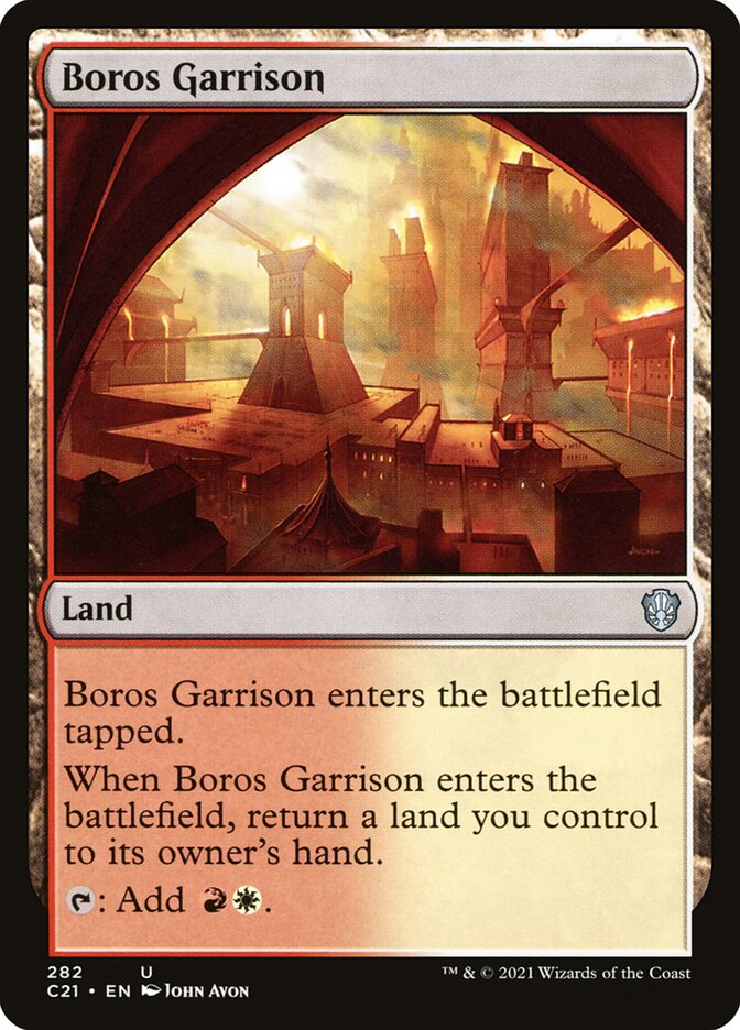 MTG Card Title: Boros Garrison C21/282