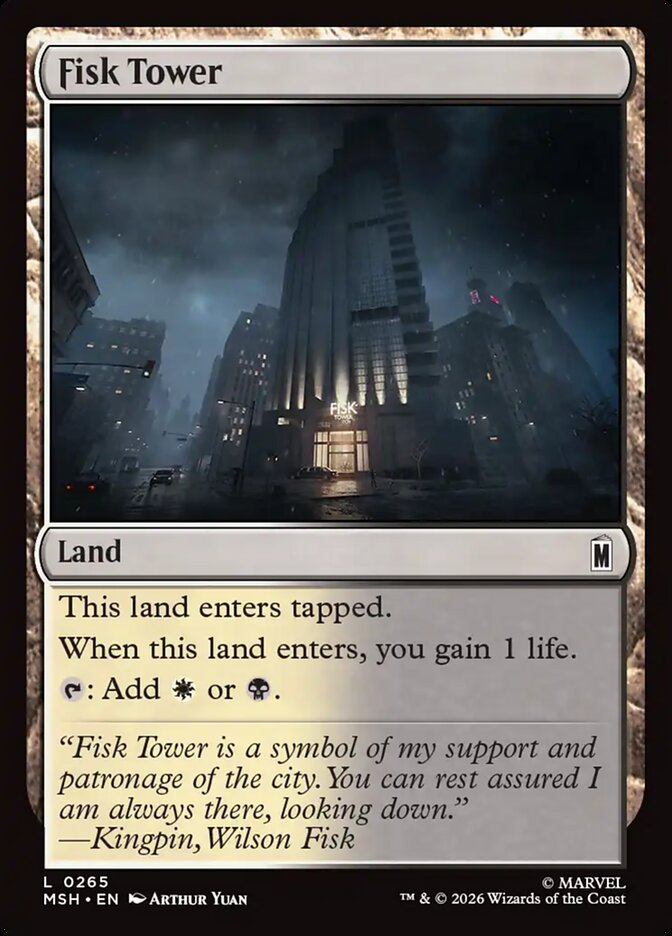 MTG Card Title: Fisk Tower MSH/265