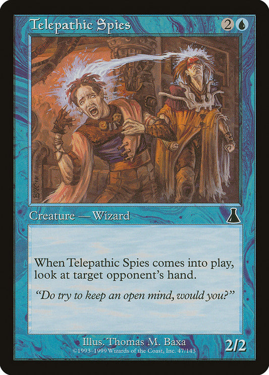 MTG Card Title: Telepathic Spies UDS/47